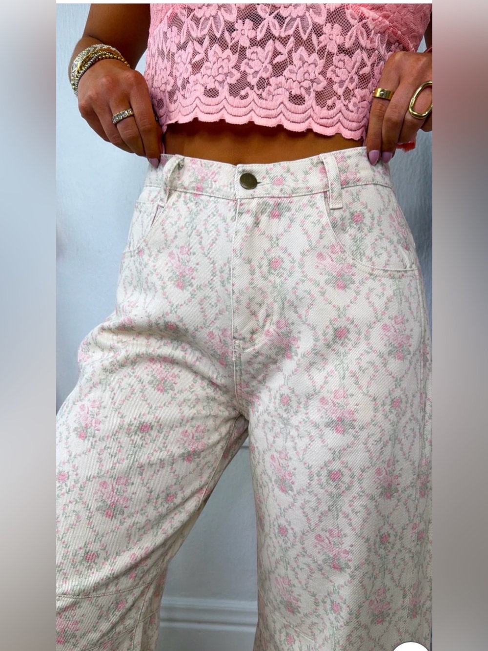 Southern Heirloom Barrel Jeans